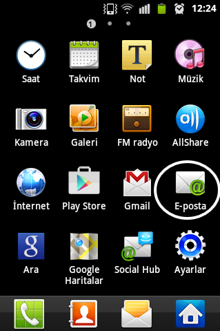Samsung Email Kurulumu ve Ayarları